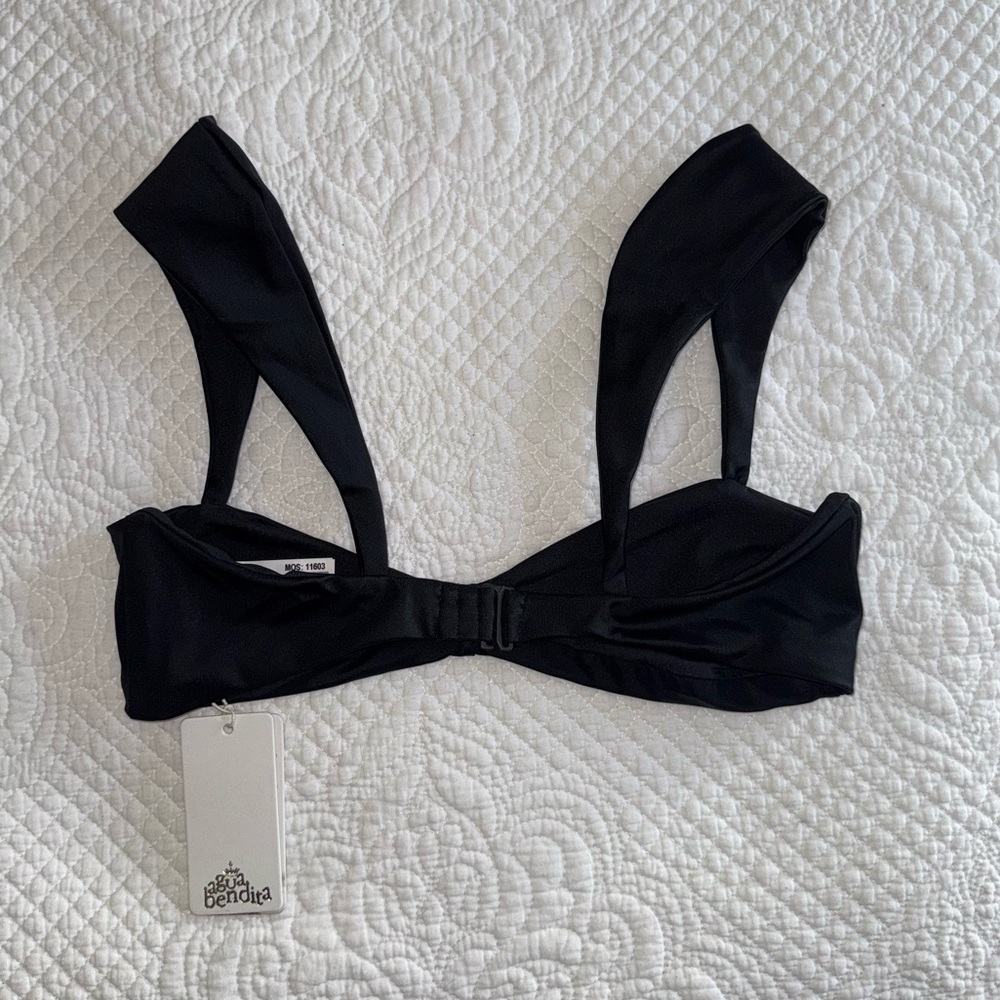 Agua Bendita Black Malory Bikini Top NWT - Picture 6 of 7